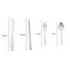 2/3/4pcs Stainless Steel Portable Cutlery Sets Chopsticks Spoon Fork Knife Travel Student Picnic Set Kitchen Accessories