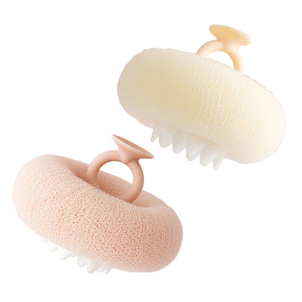 Handheld Sunflower Shower Ball Round Super Soft Exfoliating Body Massage Bath Ball Reusable  for  Women Men Shower Tool