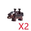 City Zoo Farm Building Blocks Model Character Accessories Animal Giraffe Elephant Elephant Wolf Dolphin Mini Brick Toy Gift X052