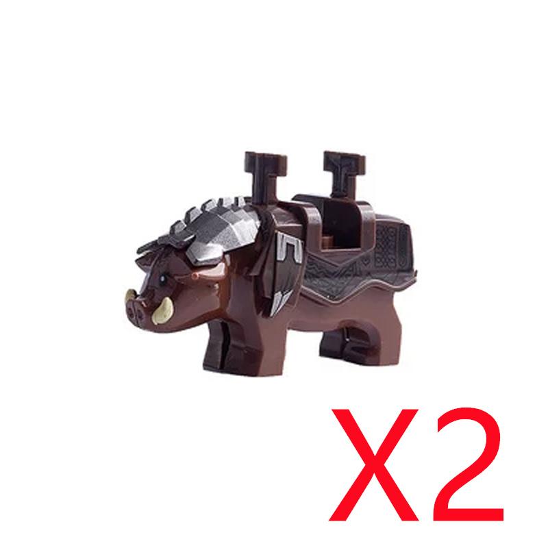 City Zoo Farm Building Blocks Model Character Accessories Animal Giraffe Elephant Elephant Wolf Dolphin Mini Brick Toy Gift X052