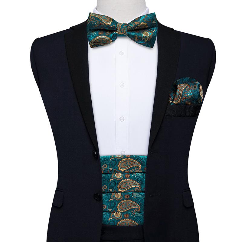 Buy Classic Silk Solid Cummerbunds for Men Tuxedo Formal Dresses Vintage Elastic Belt Corset