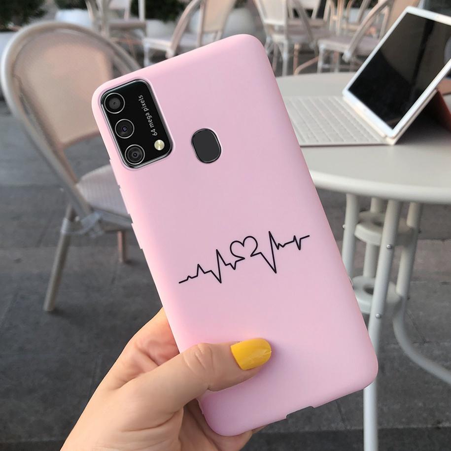 For Samsung Galaxy M31 M21s Case 2020 Couple Love Heart Phone Cover For Samsung M31 Prime SM-M315F M 31 M 21s Soft Case 6.4 Inch