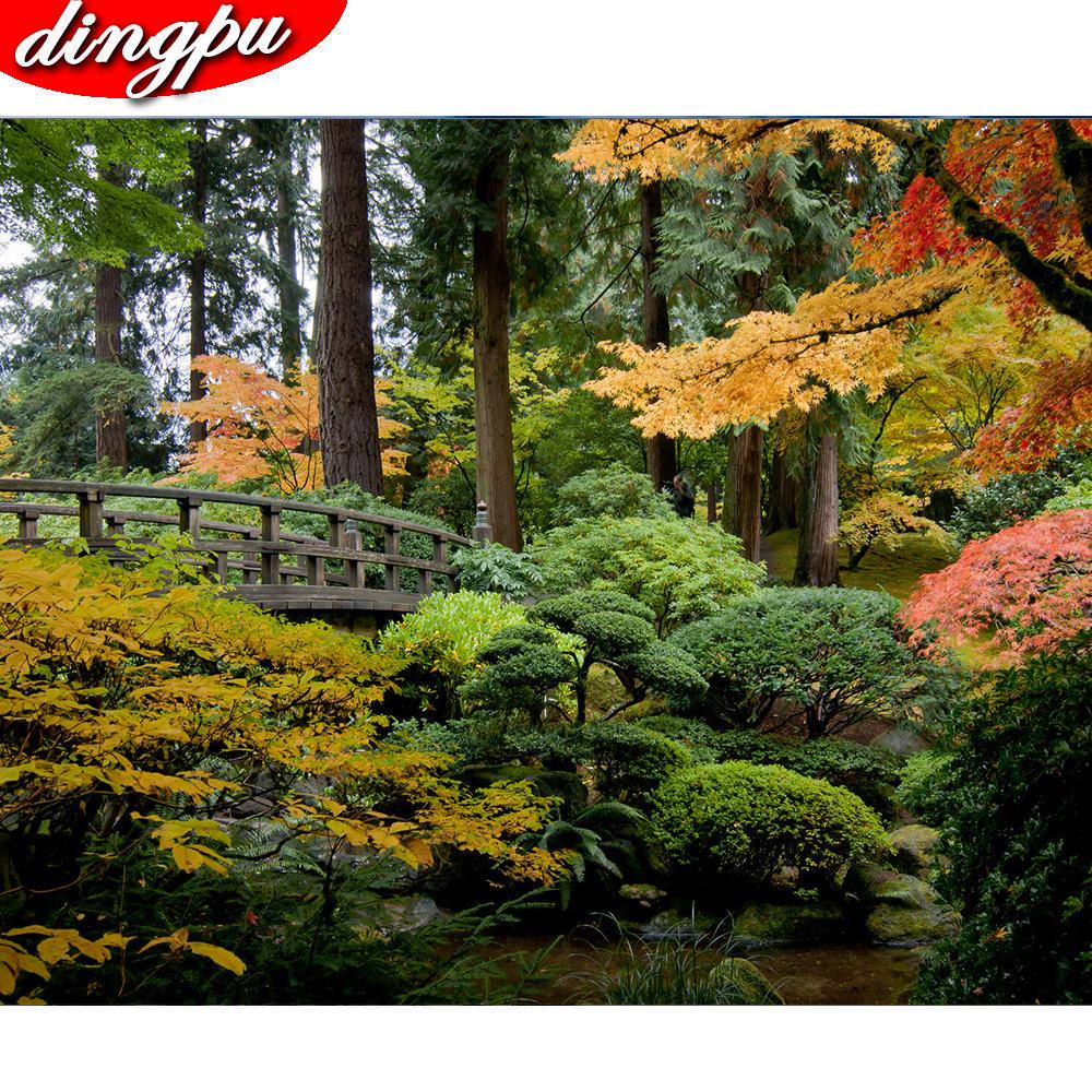 DINGPU Full Round Drill 5D DIY Diamond Painting "Flower " Embroidery Cross Stitch 5D Home Decor Gift