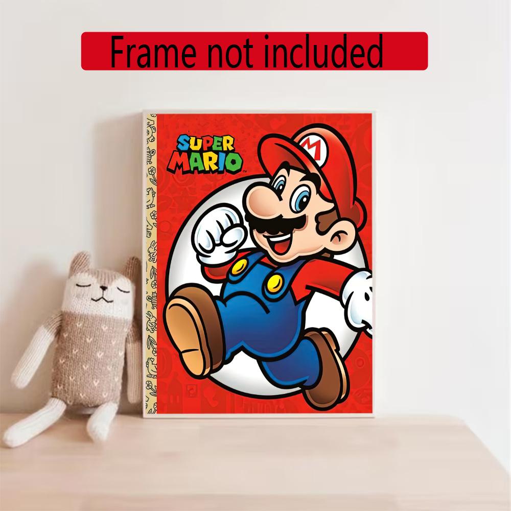 Mario 5D Diy Diamond Painting Round Diamond Mosaic Suitable For Beginners Diamond Painting Rhinestones Gift Frameless