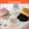 Stylish Sunshade Fisherman Hat For Women With Adjustable Drawstring Yellow Khaki Black Pink