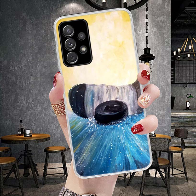 Ice Hockey Rink Sport Phone Case For Samsung Galaxy A13 A14 A15 A16 A17 A53 A54 A55 A56 A57 A33 A34 A35 A36 A37 A23 A24 A25 A26