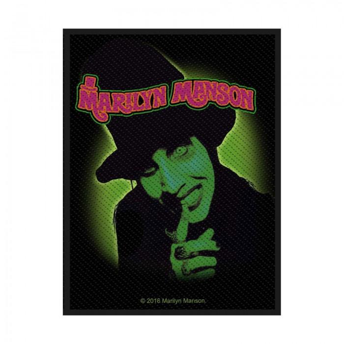Marilyn Manson cheira a patch de criança One Size preto/verde