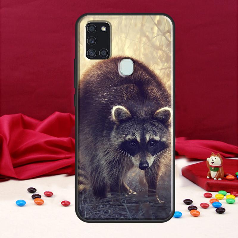 Raccoon Case For Samsung Galaxy A34 A54 A14 A12 A22 A32 A52 A51 A71 A50 A53 A73 A13 Back Cover