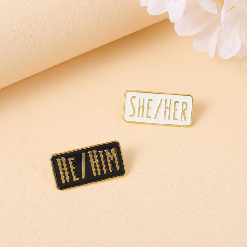 Electroplated Contemporary Geometric Brooch Fashion Accessories For Men And Unisex Women