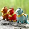 Lucky Horse Plush Ornament Realistic Horse Toy with Hanging Strap Year of The Horse Zodiac