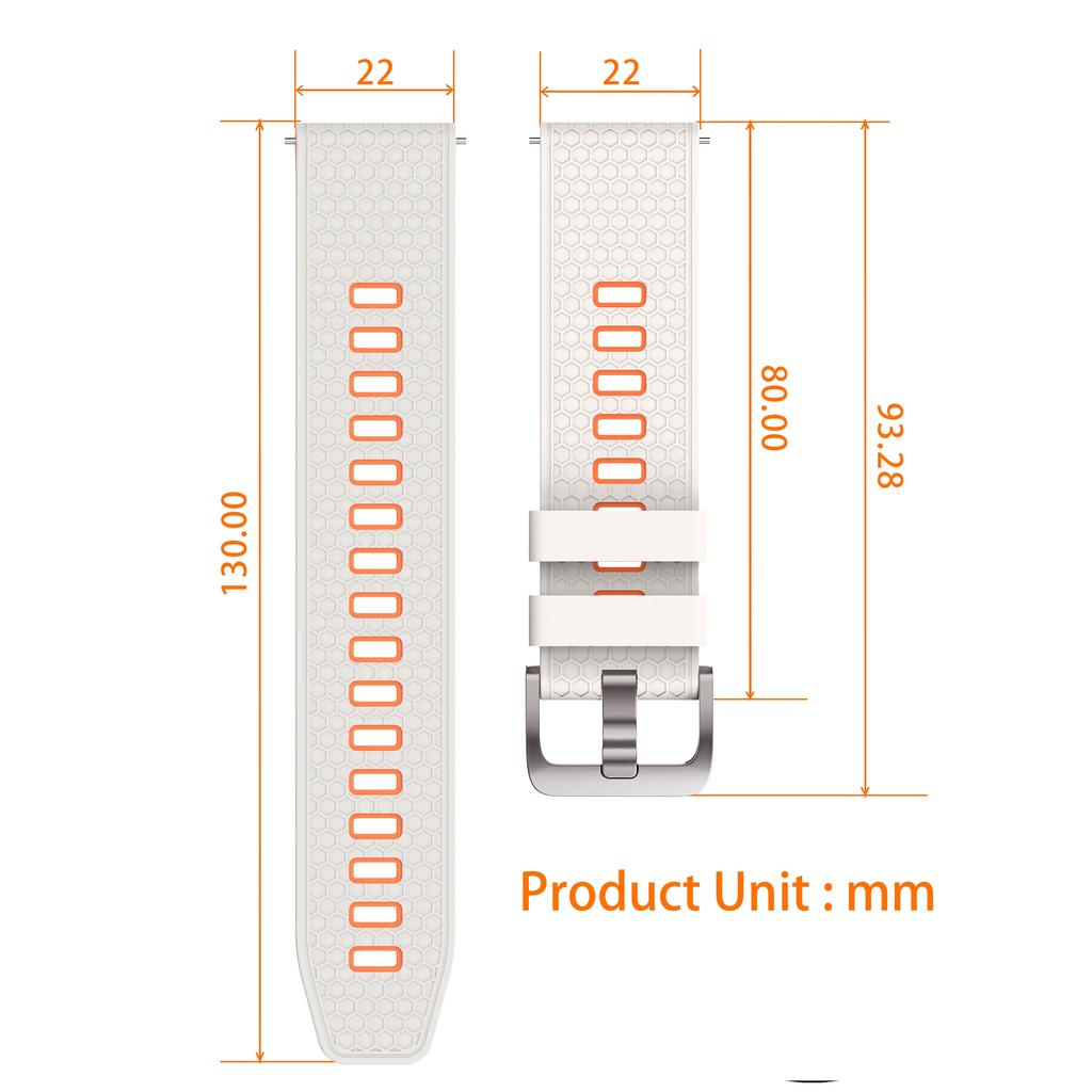 Silikon 22mm Armband für HUAWEI WATCH GT 6 pro 46mm Sport-Armband WATCH 5 4 3/GT 6 5 4 3 2/HONOR Magic Watch 4 GS 3i Armband