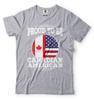 Mens Proud To Be American Canadian Shirt America Canada Shirt Canadian Shirt Unisex T-Shirt