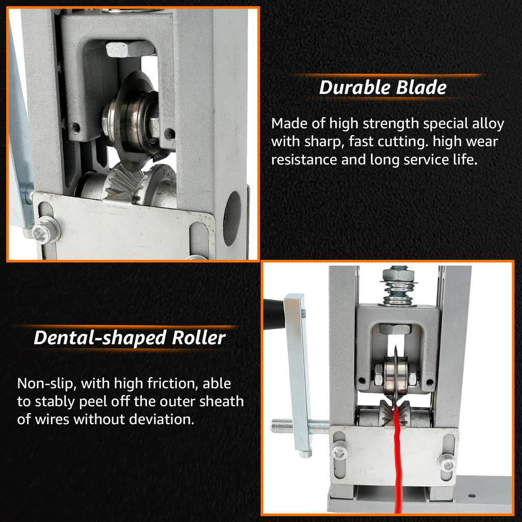 2in1Electric Wire Stripper Machine and Manual Wire Stripping Tool for 1-25mm Wire Cable Electrician Quickly Cable Peeling Machin