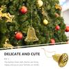 12 Stück Weihnachtsglocken Hängende Ornamente Kunststoff Weihnachtsbaum Dekorationen Festliche Hängende Anhänger Feiertagsparty Dekor