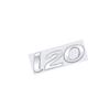 CMQW3 3D For Hyundai I20 Logo Emblem Glossy Black Chrome Silver Red Metal Badge Decal Car Sticker Accessories