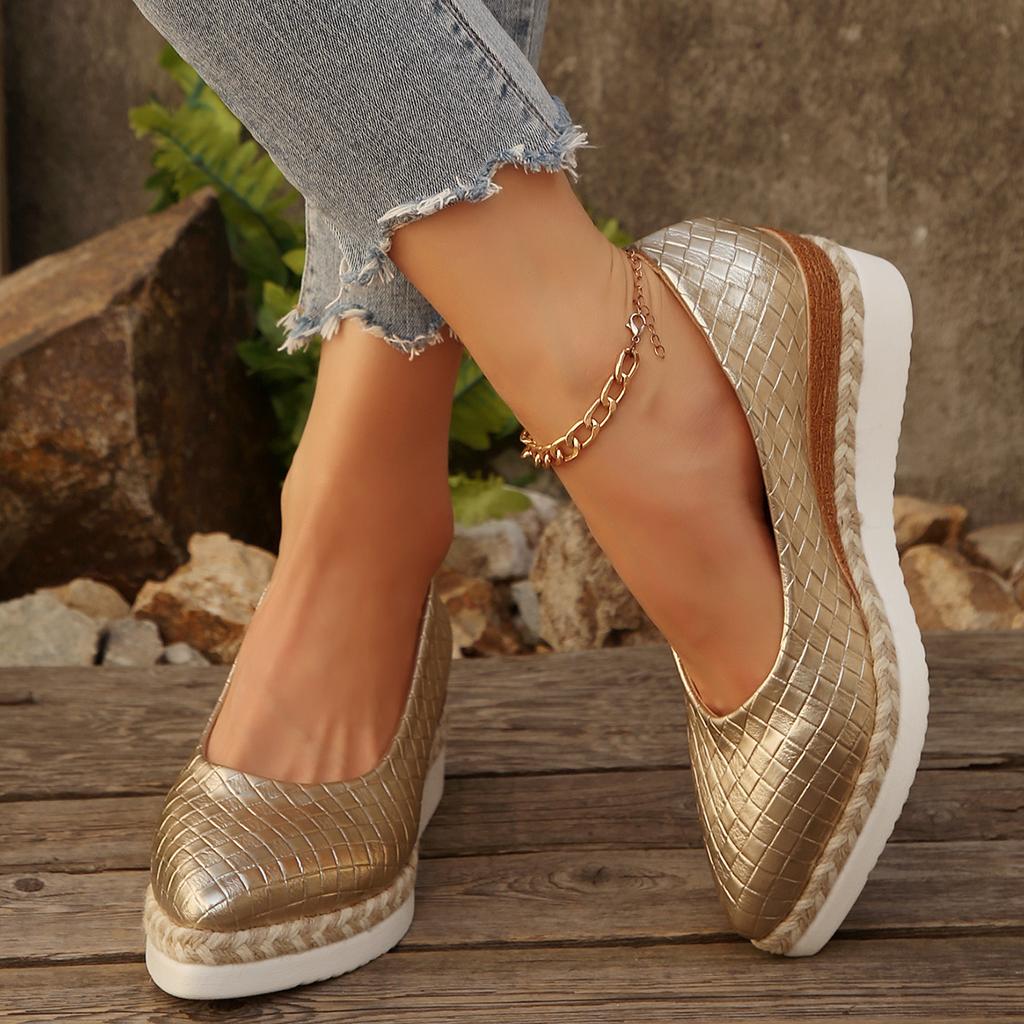 2026 New High Heels Pointed Toe Comfortable High-Heeled Shoes Ladies Shallow Mouth Lace-Up Clogs Wedge Platform Women Sneakers