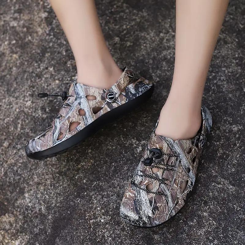 Man Sandals Beach Flat Daily Use Eva Shoes for Men Wholesale Open Toe Luxury Designer New Fashion High Quality Big Size Adult H