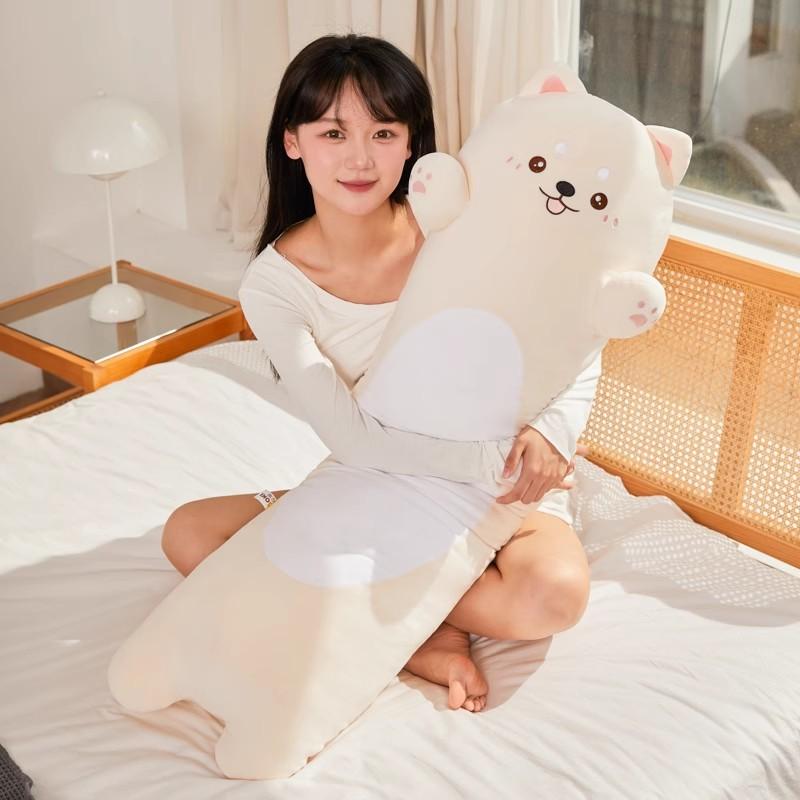 

Подушка для сна для собак, плюшевая игрушка, длинная полосатая кукла, кукла, сопровождающая ноги 90cm