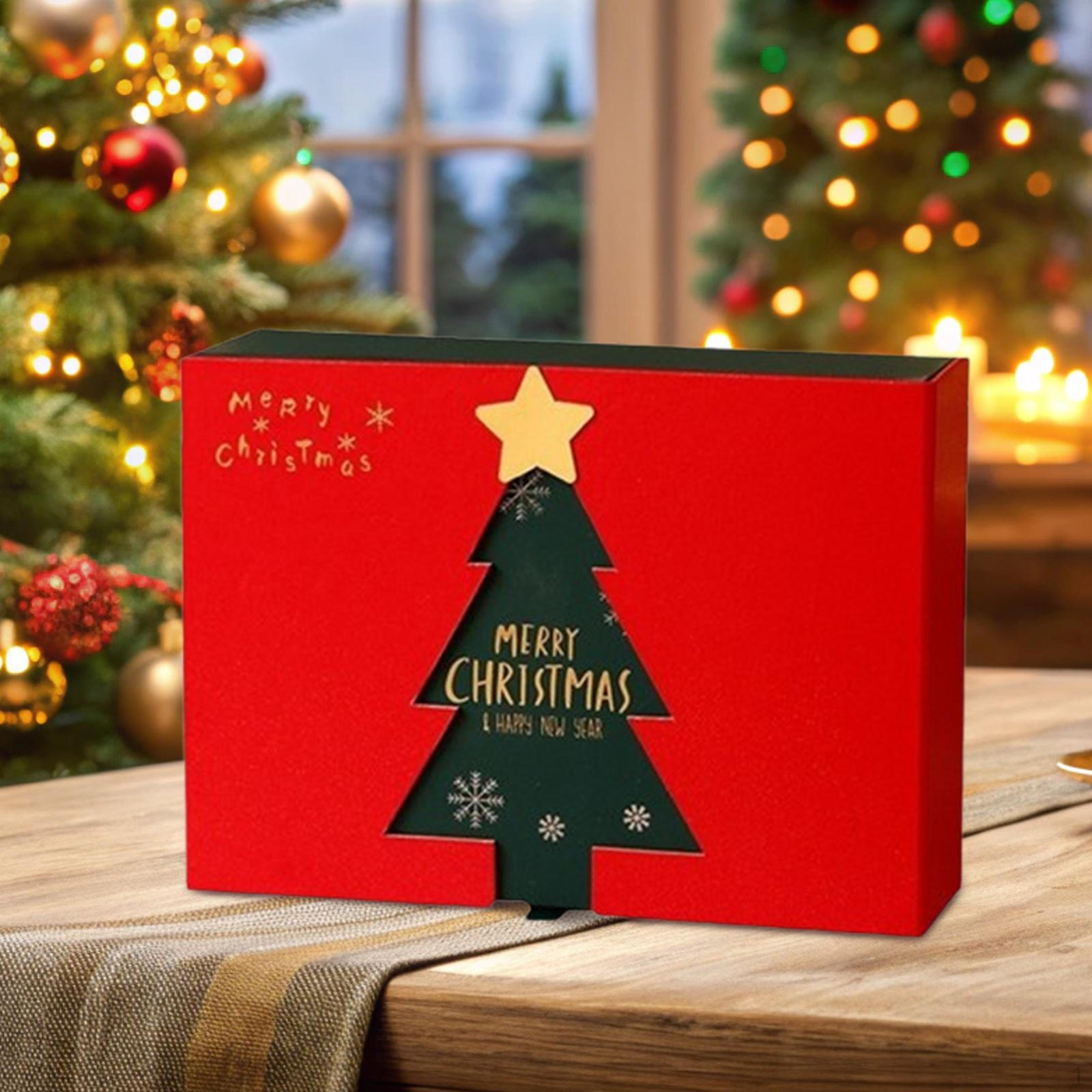 

Рождественская коробка, Подарочная упаковка, Праздничная коробка для торжеств 20cmx18cmx8cm