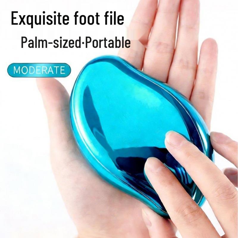 Exquisite Glass Foot Scraper: Heel & Callus Remover, Household Foot Care Tool