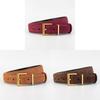 Classic Leather Womens Belt With Pin Buckle For Casual And Business Wear