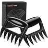 Bear Claws BBQ for Pulled Pork, BBQ Meat Shredder Claws, Smoker BBQ Grill Accessories(Black)