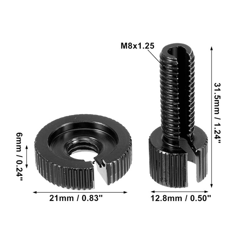 10Pcs M8 Universal Clutch Brake Cable Adjuster 8Mm Screw Nuts For Bike Bicycle Atv Motorcycle