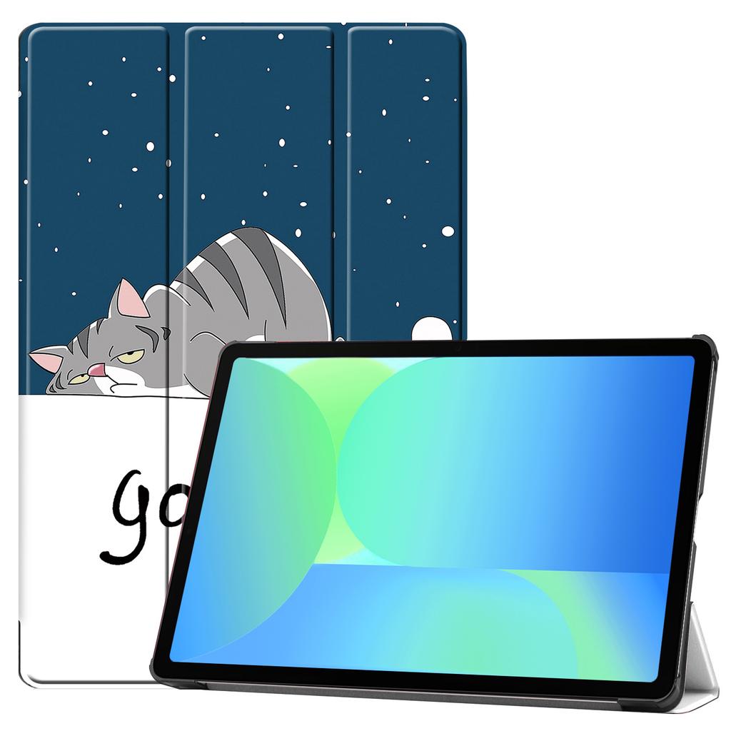 Pentru Samsung Galaxy Tab S10 FE/S9 FE Husă Model Imprimat Piele Suport Husă Tabletă