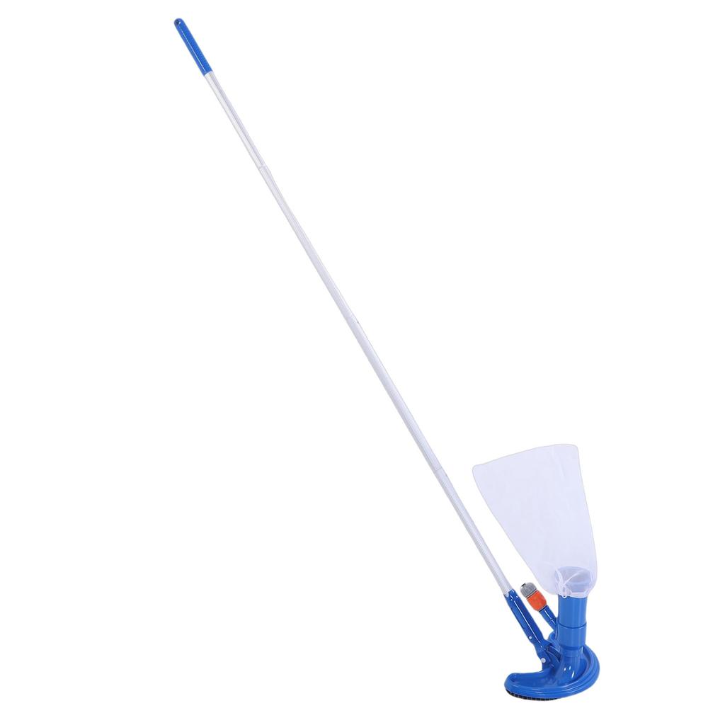 Pool Vacuum Jet Cleaner Labor Saving Portable Underwater Cleaner with 4 Section Pole for Swimming Pool Hot Tub Fountain