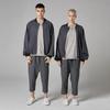ATHPLATFORM Au02Pt02 Crop Baggy Pants_Melange Gray