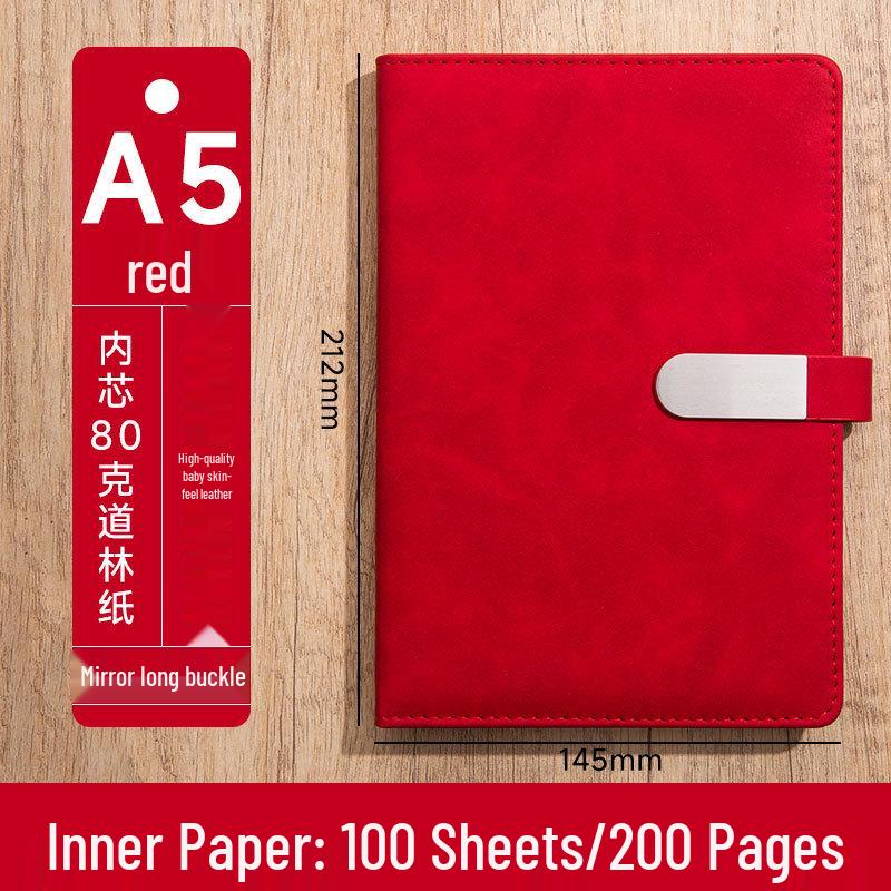 Custom Logo A5 High-End Office Notebook with Premium Cover and Inner Pages