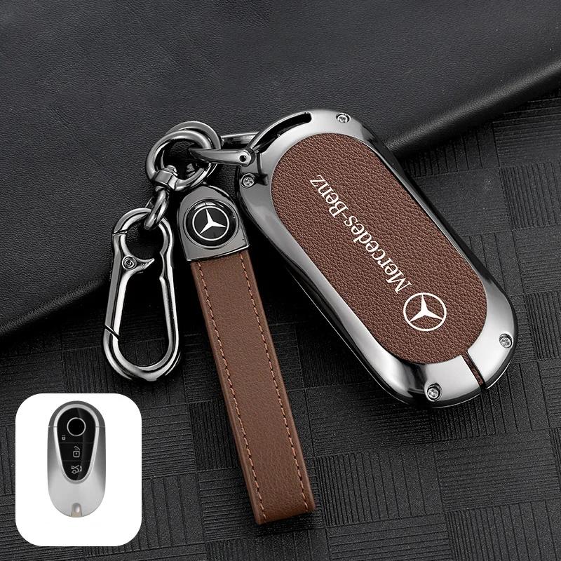 2025 Neue Auto Schlüsselhülle Abdeckung Schlüsselanhänger für Mercedes Benz 2022 C S-Klasse W206 W223 S350 C260 C300 S400 S450 S500 Schutz Auto Acc