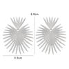Punk Metal Drop Earrings For Women Retro Abstract Statement Jewelry Dangle Earrings pendientes moda