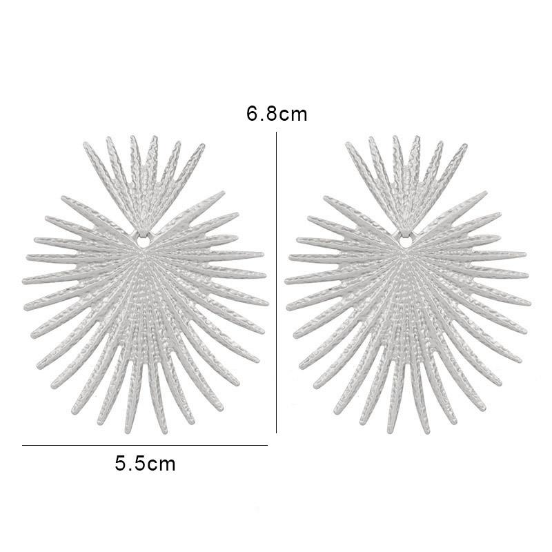 Punk Metal Drop Earrings For Women Retro Abstract Statement Jewelry Dangle Earrings pendientes moda