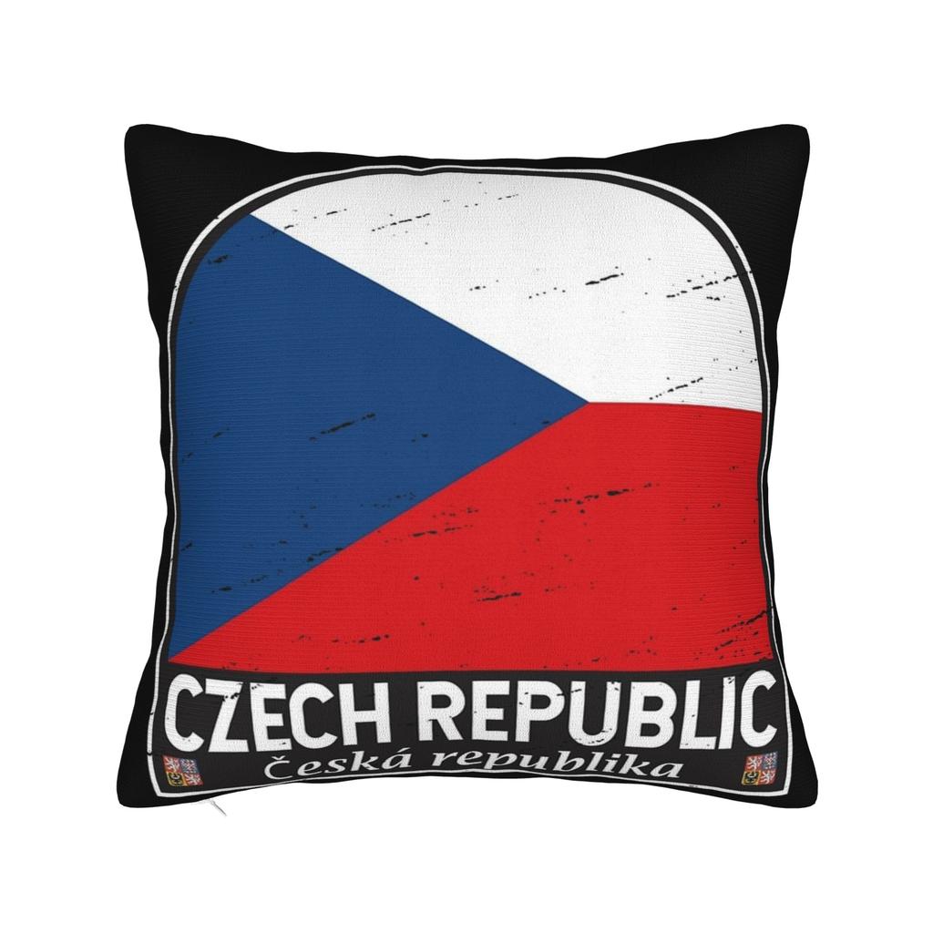 Czech Republic Coat Of Arms Pillow Cover Merch Soft Cushion Cover Decoration Pillow Case Cover Home Multiple Sizes
