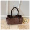 Vintage Suede Tote Bag Women Large Capacity Soft Shoulder With Magnetic Crossbody Or Underarm Style