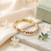 Vintage Enamel Bangle Traditional Flower Flower Enamel Bangle Cloisonne Bracelet  Party Jewelry