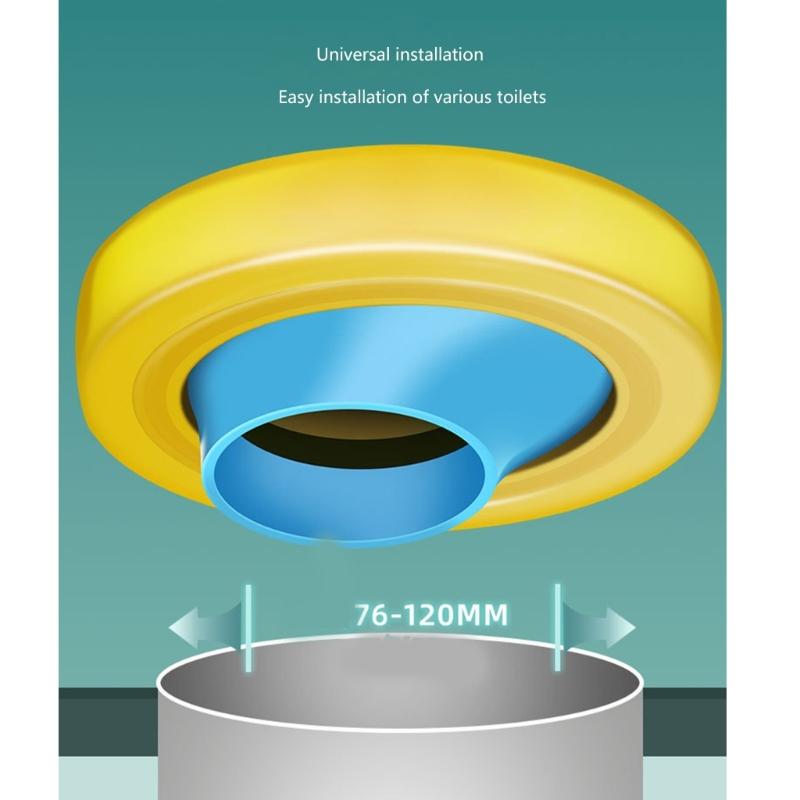 Toilet Seal Flange Rings Toilet Sealant Rings set for Secure Watertight Fitting