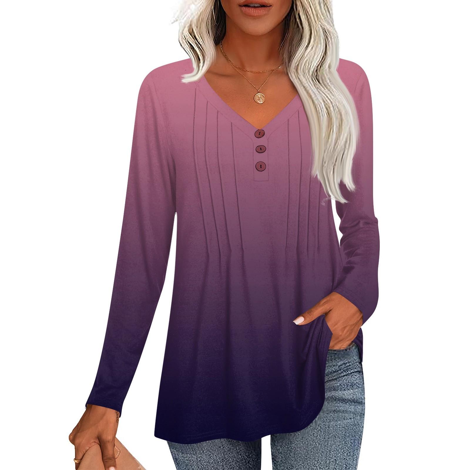 

Женские повседневные топы XL фиолетовый