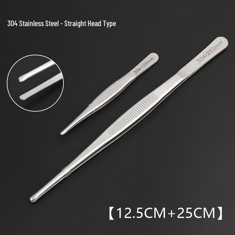 Extra Long Stainless Steel Tweezers for Aquatic Plants and Turtle Feeding