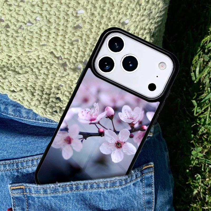 Flor ciruela flor phone case cover Compatible with for IPhone 17air 16e 15 14 13 12 11Pro Max 17 Air