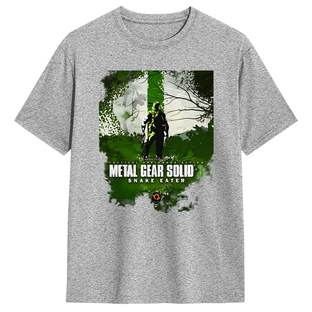 Mens Metal Gear Solid 3  Snake Eater T Shirts  100 Cotton Clothes Fun Short Sleeve Round Neck Tees Printed