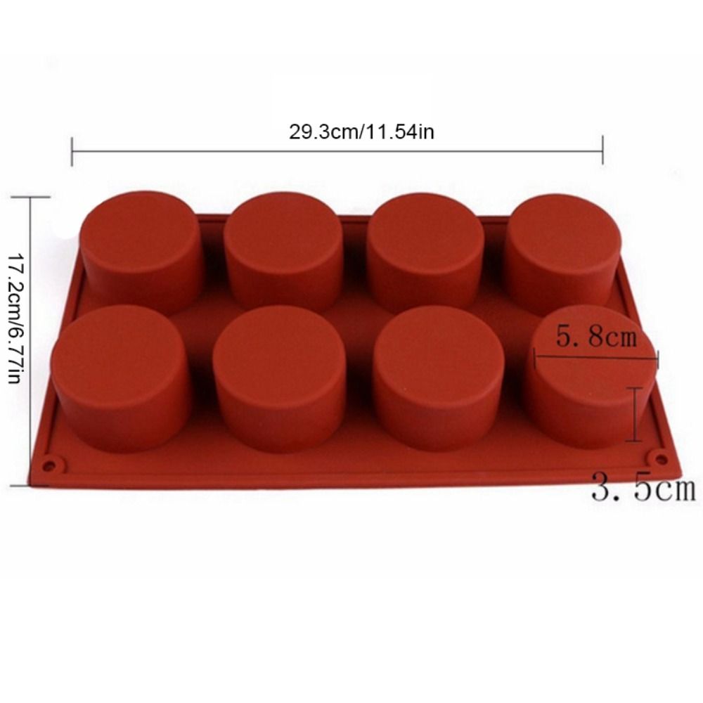 6-Cavity Small Dim Sum Mould Round Soap Mould Professional Cake Mould Baking Tool  Home Baking