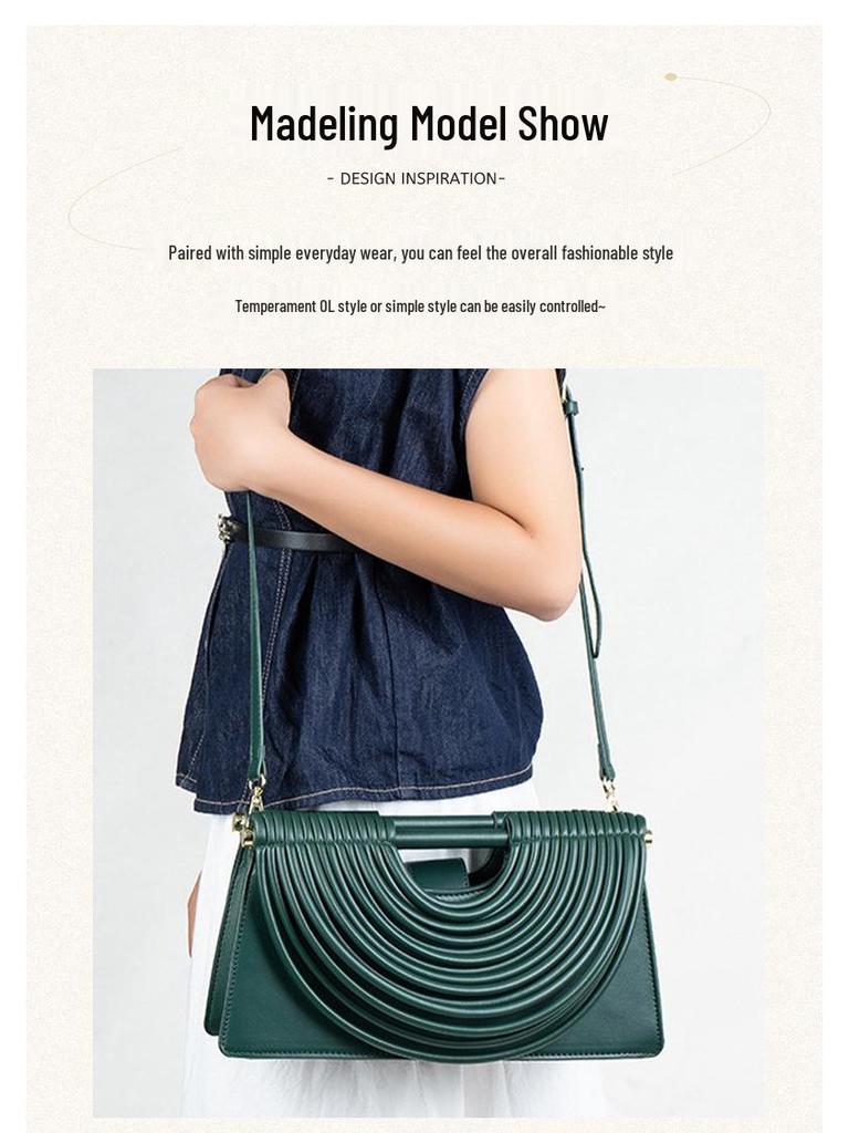 2025 Women's Trapezoidal Crossbody Bag with Tassel Design – Handmade Woven Shoulder Bag