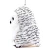 COLORATA Snowy Owl Plush Mascot (Realistic Birdwith Chain) Cute Bird Keychain Doll Gift (Twice Tested)  Christmas Present