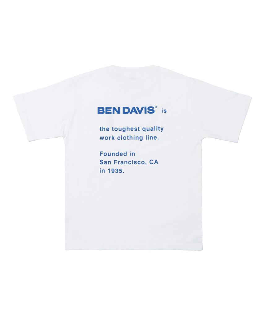 BEN DAVIS White Label Gorilla Emb Ss Tee Black