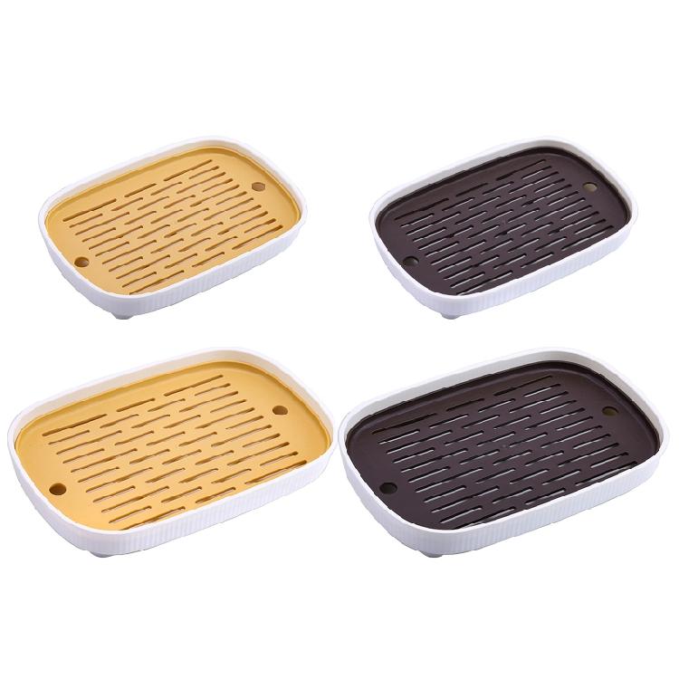 Dish Drying Rack Drain Tray Cutlery Organization Kitchen Home Accessories