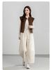 Yi Fei Women's High-Waist Slimming Cotton Trousers - Solid Color, Korean Style, Petite Spring 2026