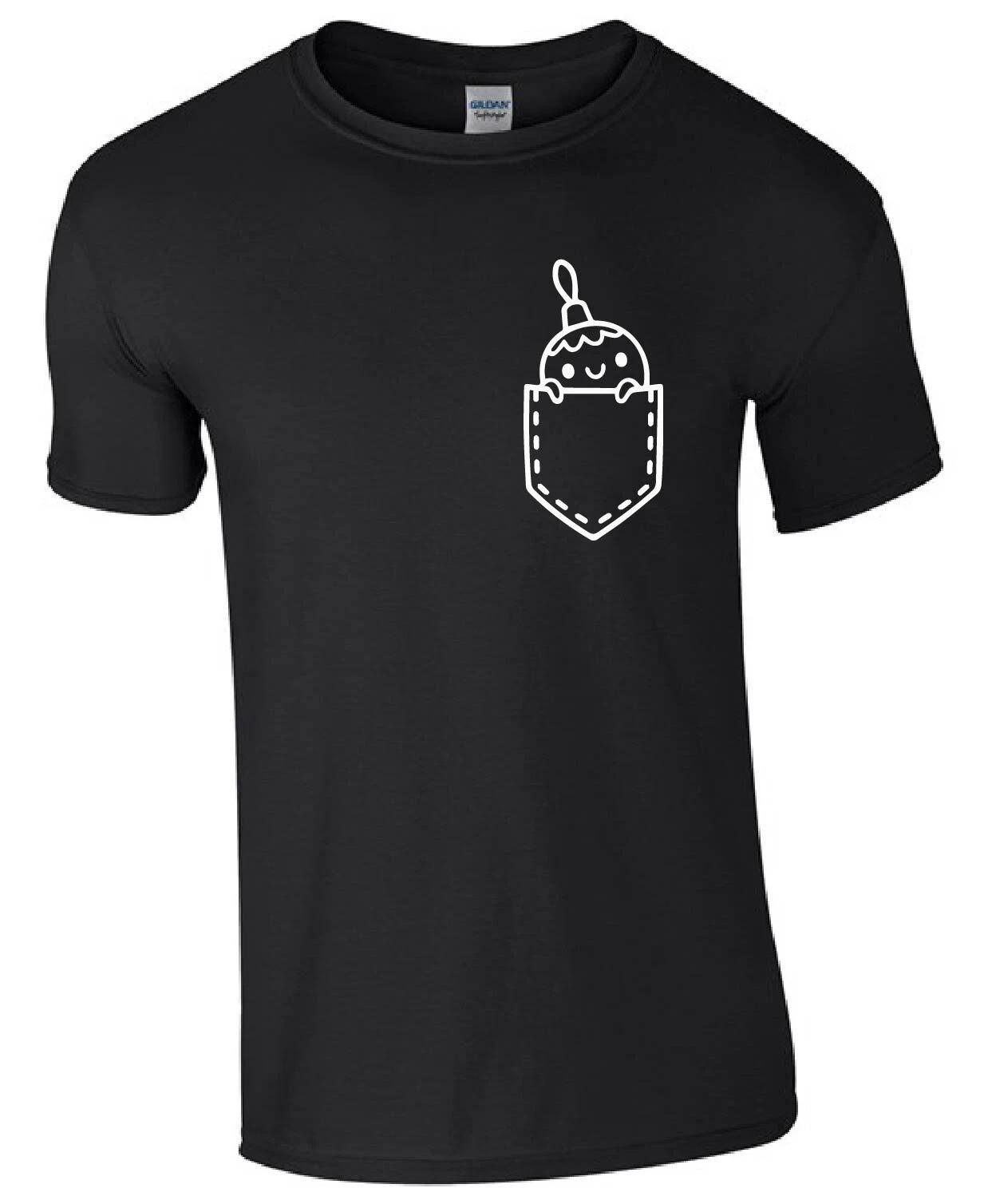 Christmas Bauble Pocket Cute Xmas Funny Gift Unisex Kids/Adults Top T-shirt M