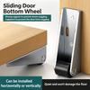 Furniture Side Mounted Directional Roller Door Support Moving Wheel Multi-function Stainless Steel Pulley Gate Casters